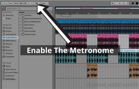 ableton live metronome volume|ableton click volume.